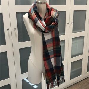 J.Crew Vibrant Plaid Scarf